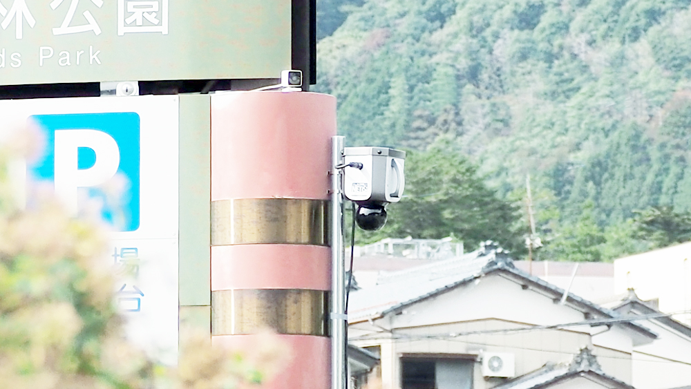 仮設防犯カメラがあるとイベントで便利なのに、、、と、お困りの方。弥彦菊まつりでご利用いただきました。